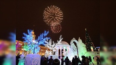 Rusia recibió el Año Nuevo 11 veces