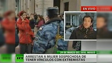 Detienen en Moscú a una mujer sospechosa de preparar un atentado