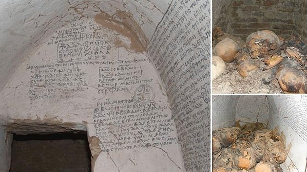 Hallan siete momias en una cripta de un reino cristiano perdido