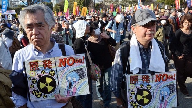 Fukushima dos años después: Multitudinarias protestas antinucleares en Tokio