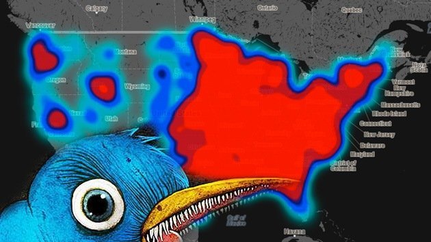 Crean un mapa de EE.UU. para situar el odio racial y la homofobia que aflora en Twitter