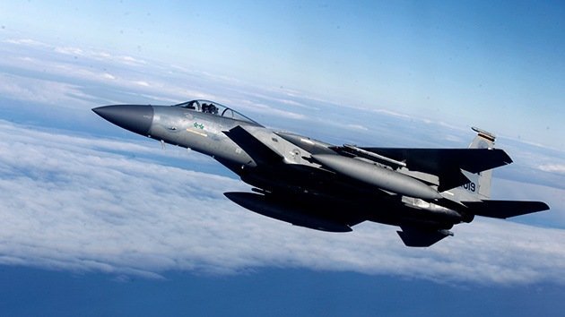 Un caza F-15 de EE.UU. se estrella en el norte de Inglaterra