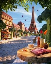 El arte comestible de un fotógrafo australiano