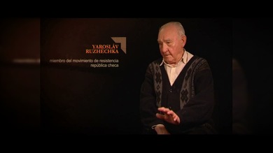 "TESTIGOS DE LA GUERRA".Yarosláv Ruzhéchka : Miembro del Movimiento de Resistencia. República Checa