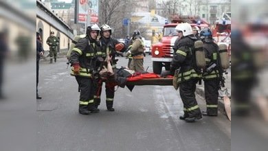 Imágenes captadas minutos después de la segunda explosión