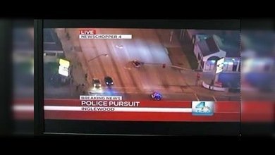 Persecución policial, de la pantalla de TV a su casa