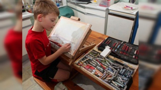 Un pintor británico de 7 años gana 150.000 libras esterlinas en media hora