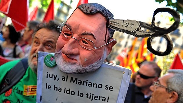 Los mineros españoles salen a la superficie contra los recortes