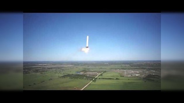 El Saltamontes: cohete que despega y aterriza en vertical
