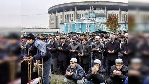 Los musulmanes de Rusia  celebran el fin del Ramadán