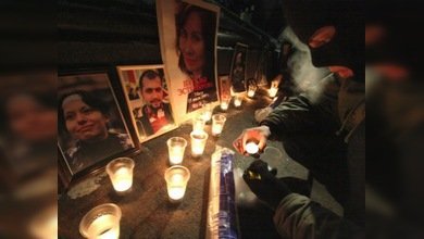 Activistas rusos de derechos humanos conmemoran asesinato de compañeros