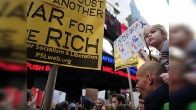 Una cuarta parte de los estadounidenses respaldan a Ocupa Wall Street
