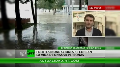 Una inundación en el sur de Rusia deja decenas de muertos en plena temporada turística