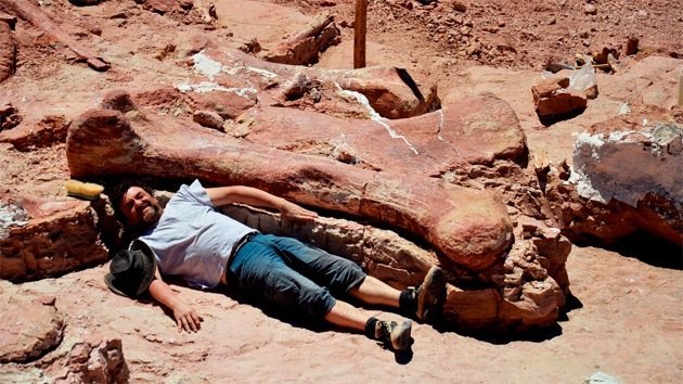 Hallan en Argentina el dinosaurio más grande del mundo