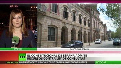 El Tribunal constitucional de España suspende la ley catalana que contempla la consulta soberanista