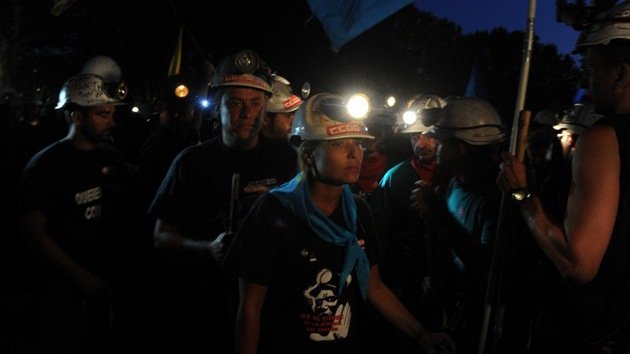De las minas a la capital: la marcha de los mineros españoles llega a Madrid