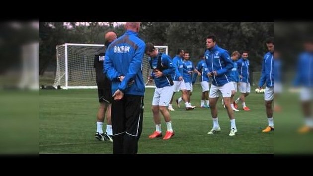 Rayo conmociona a todo un equipo de fútbol durante el entrenamiento