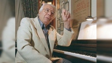 Internado en hospital el famoso compositor Ariel Ramírez