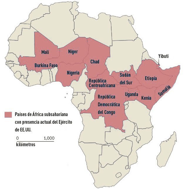 ¿Qué países están en guerra en África?