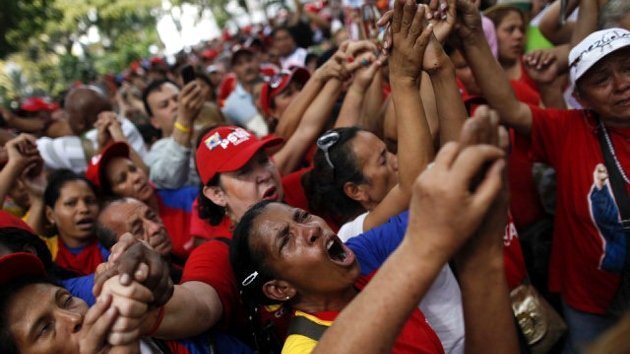 Venezuela reza por la salud de Chávez