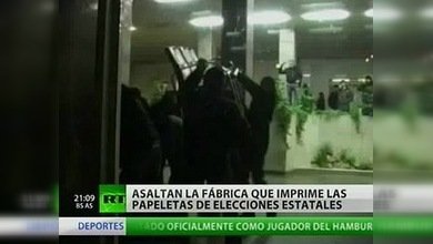 Asaltan la fábrica que imprime las papeletas de las elecciones en Ucrania