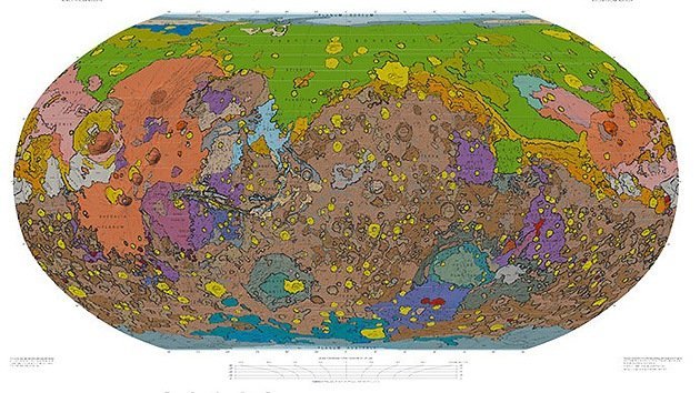 Video: Presentan un mapa geológico de Marte jamás trazado