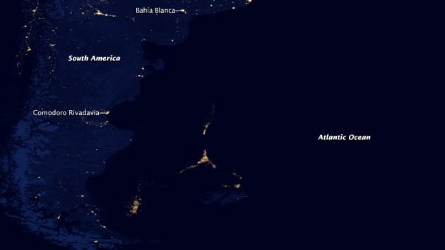 La NASA revela el misterio de las luces en el Atlántico lejos de la civilización