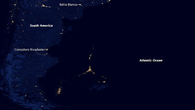 La NASA revela el misterio de las luces en el Atlántico lejos de la civilización