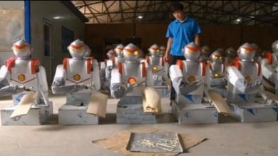 Los robots ganan terreno a los humanos en la industria de China