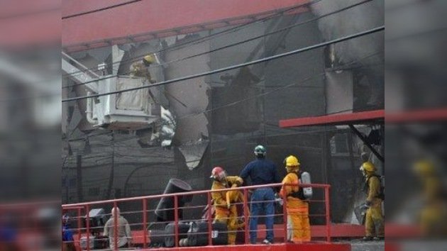 Peligro de derrumbe del casino atacado con granada en Monterrey