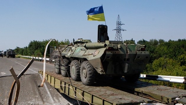 Cancillería rusa: "Ucrania desplaza lanzamisiles a las afueras de Donetsk"
