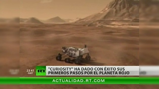 'Curiosity' realiza su primer paseo por Marte