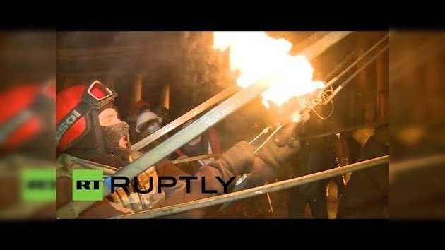 Armas improvisadas con herramientas caseras en Ucrania