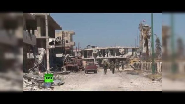PRIMERAS IMÁGENES: Ejército sirio logra controlar totalmente la ciudad de Al Quseir