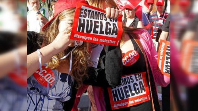 Protestas masivas contra medidas anticrisis en España