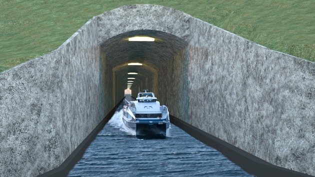Noruega construirá el primer túnel en el mundo para buques de gran tamaño