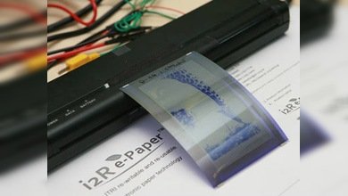 Científicos crean un papel electrónico de uso múltiple