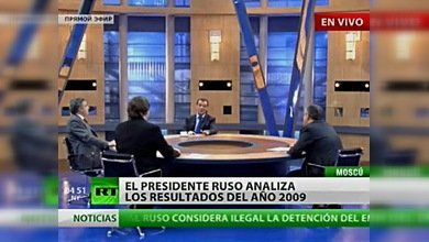 Dmitri Medvédev repasó los acontecimientos de 2009 ante la prensa