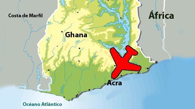 Avión arrolla a un autobús en la capital de Ghana