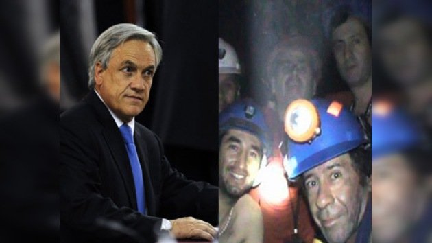 Piñera: “Espero poder rescatar a los mineros antes de mi viaje a Europa”