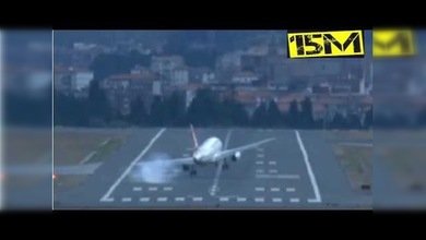 España: Fuertes vientos impiden aterrizar al avión