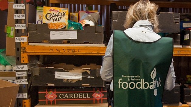 Un millón de británicos acudirá a los bancos de alimentos el próximo año