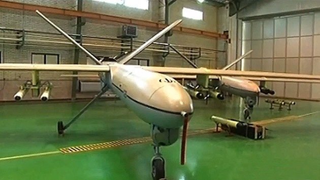 Video del sofisticado 'drone' de combate iraní 'Shahed 129' con misiles