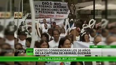 Perú celebra el vigésimo aniversario del arresto del líder del grupo terrorista ‘Sendero Luminoso’