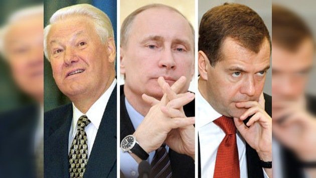 Tres presidentes que han marcado la historia reciente de Rusia
