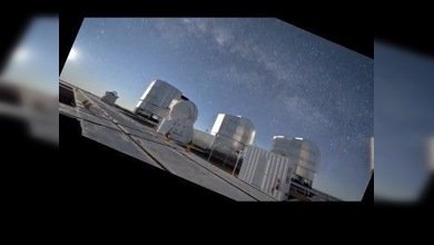 Un vídeo del cielo sobre el desierto Atacama muestra la rotación de la Tierra