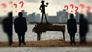 La lucha por la autoría del misterioso piano colocado en el mar en Miami