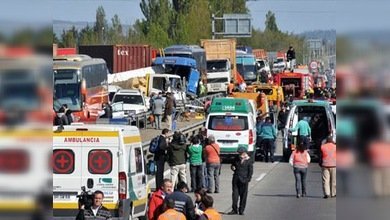 Aparatoso accidente múltiple en Chile por culpa de la niebla