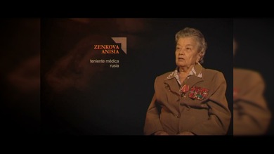 "TESTIGOS DE LA GUERRA". Zenkova Anisia : teniente médica. Rusia