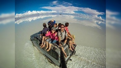 Épico 'selfie' de 360 grados alrededor del mundo